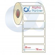 Самозалепващи термоетикети Eco, 76x25 mm/3000 бр./Ф40 - APL-TDE062