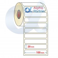 Самозалепващи термоетикети Eco, 100x20 mm/3000 бр./Ф40 - APL-TDE160