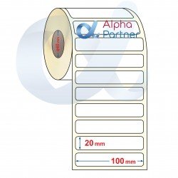 Self-adhesive thermal labels Eco, 100x20 mm/ 3000 pcs./Ф40 - APL-TDE160