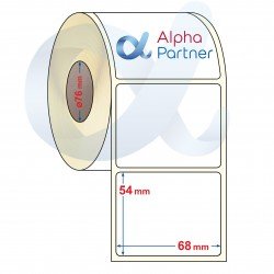 Self-adhesive thermal labels Eco, 68x54 mm/3000 pcs./Ф76 - APL-TDE176