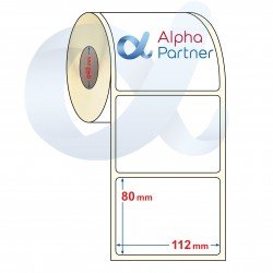Self-adhesive thermal labels Eco, 112x80 mm/1000 pcs./Ф40 - APL-TDE232