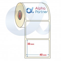 Self-adhesive thermal labels Eco, 40x30 mm/2000 pcs./Ф40 - APL-TDE336