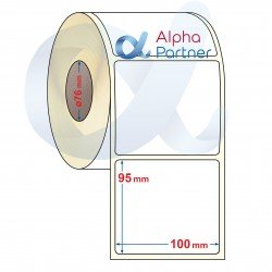 Self-adhesive thermal transfer labels, semi-gloss, 100x95 mm/1600 pcs./Ф76 - APL-TT094