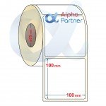 Self-adhesive thermal transfer labels, semi-gloss, 100x100 mm/1600 pcs./Ф76 - APL-TT097
