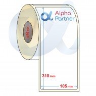 Самозалепващи термотрансферни етикети, полугланц, 105x310 mm/500 бр./Ф76 - APL-TT256