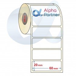 Самозалепващи термотрансферни етикети, полугланц, 60x20 mm/3500 бр./Ф40 - APL-TT357