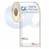 Самозалепващи термотрансферни етикети, полугланц, 80x150 mm/500 бр./Ф40 - APL-TT251