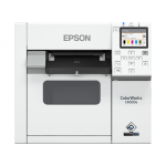 ColorWorks C4000e Gloss Black Настолен цветен етикетен принтер, 300 x 600 dpi